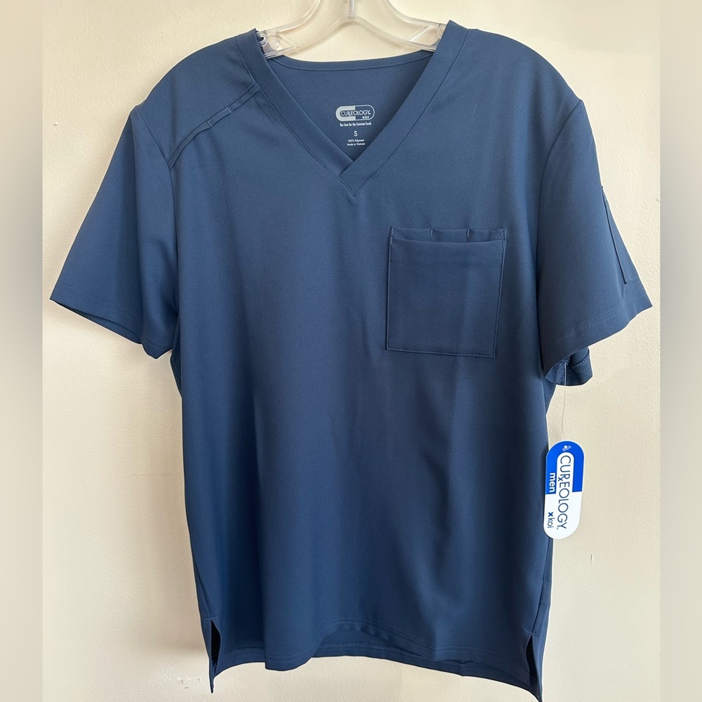 Koi Cureology Navy Scrub Top